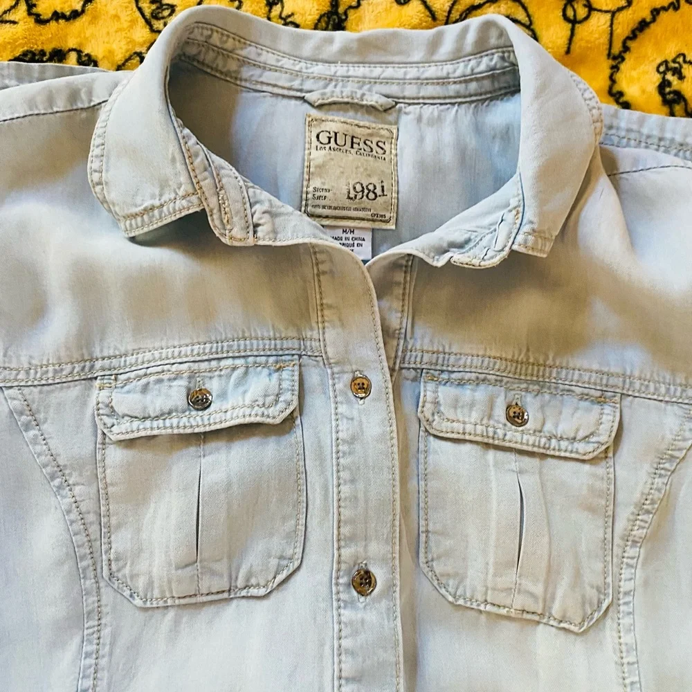 Guess Light Blue Denim dress - Picture 7 of 12